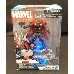 MARVEL UNIVERSE SHIELD PLATFORM THOR COMIC SERIES LIGHT UP BASE Toys R Us Exclus